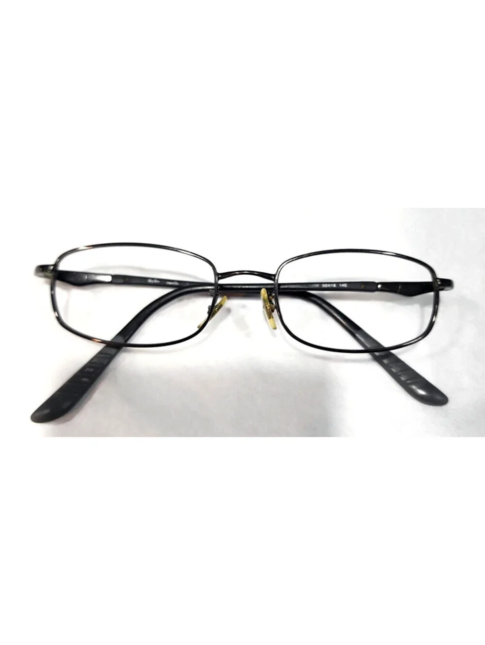 Ray Ban RB7515 Memoray Black Rectangle Eyeglasses 50-18 145